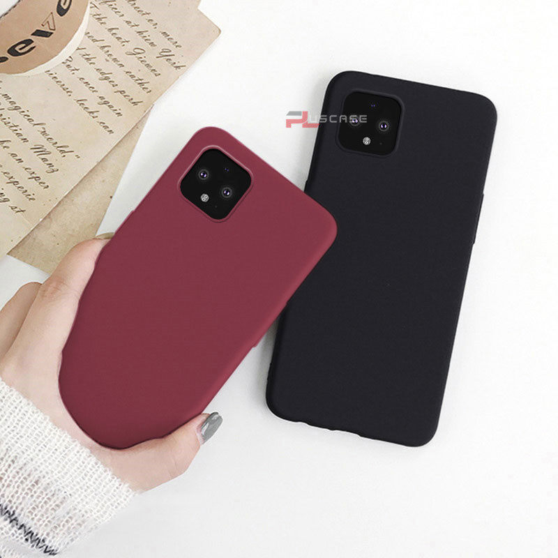 PlusCase cho Google Pixel 4 XL Ốp Lưng Đá Sa Thạch Mềm Siêu Mỏng Mỏng Bảo Vệ Điện Thoại