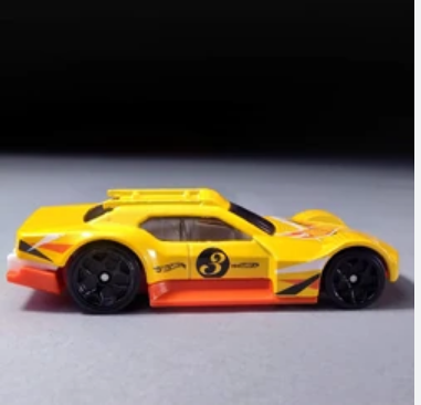 Hot Wheels 2019 HW Race Team Driftsta – 197/250 Yellow Die-Cast Car With Flashing Light Feature - View #6