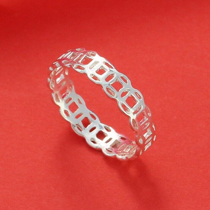 Nhẫn nữ kim tiền cho nữ bằng bạc nn0279 - trang sức tnj