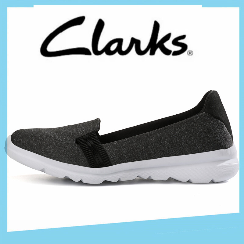 Clarks giày nữ giày thể thao Giày thể thao nữ Đôi giầy đen