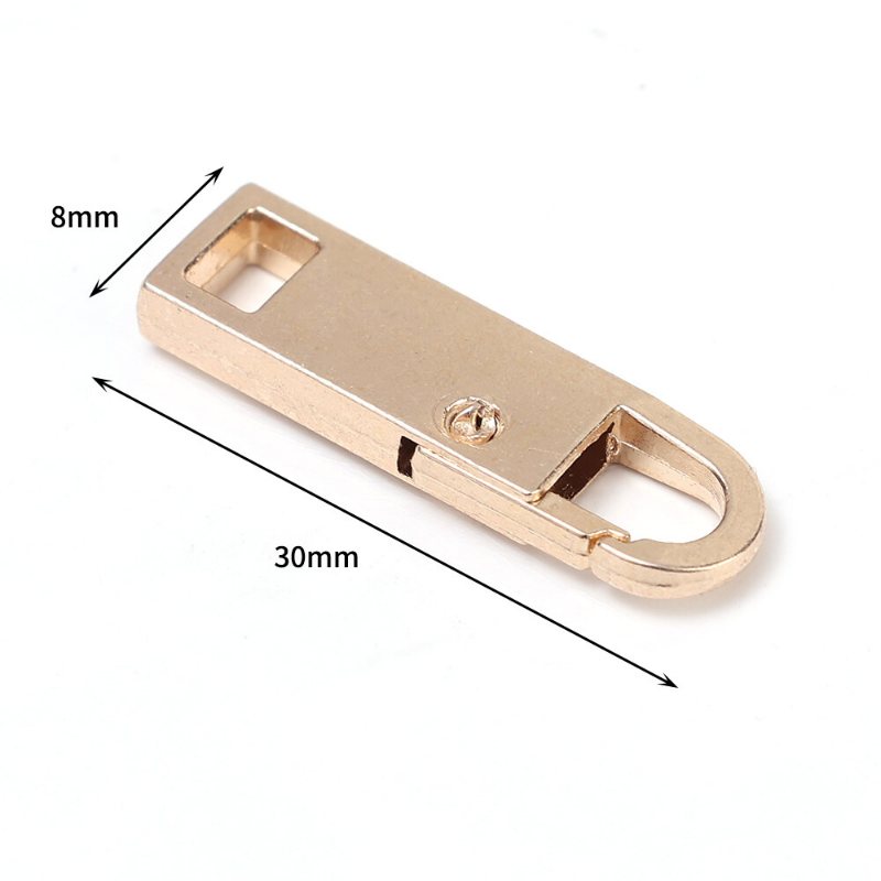 5 cái có thể tháo rời dây kéo puller xử lý thay thế phổ biến khóa kéo kim loại trượt DIY may sửa chữa kéo Tab Đầu cho ba lô túi áo khoác