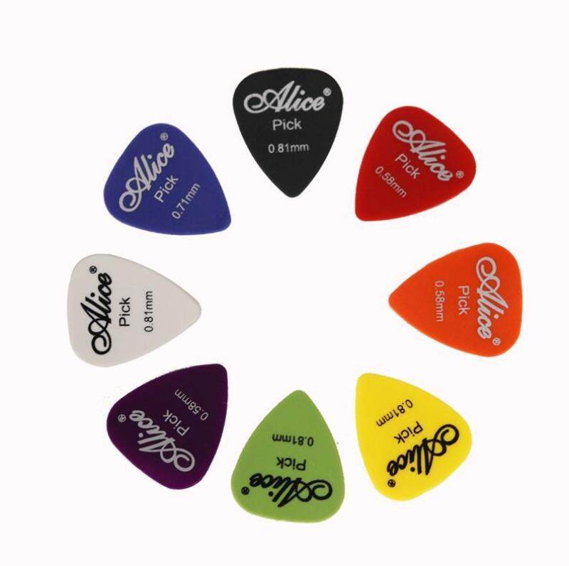 Zebra 50Pcs Electric Guitar Thumb Finger Picks with Case 0.58/0.71/0.81/0.96/1.20/1.50mm Thickness Malaysia