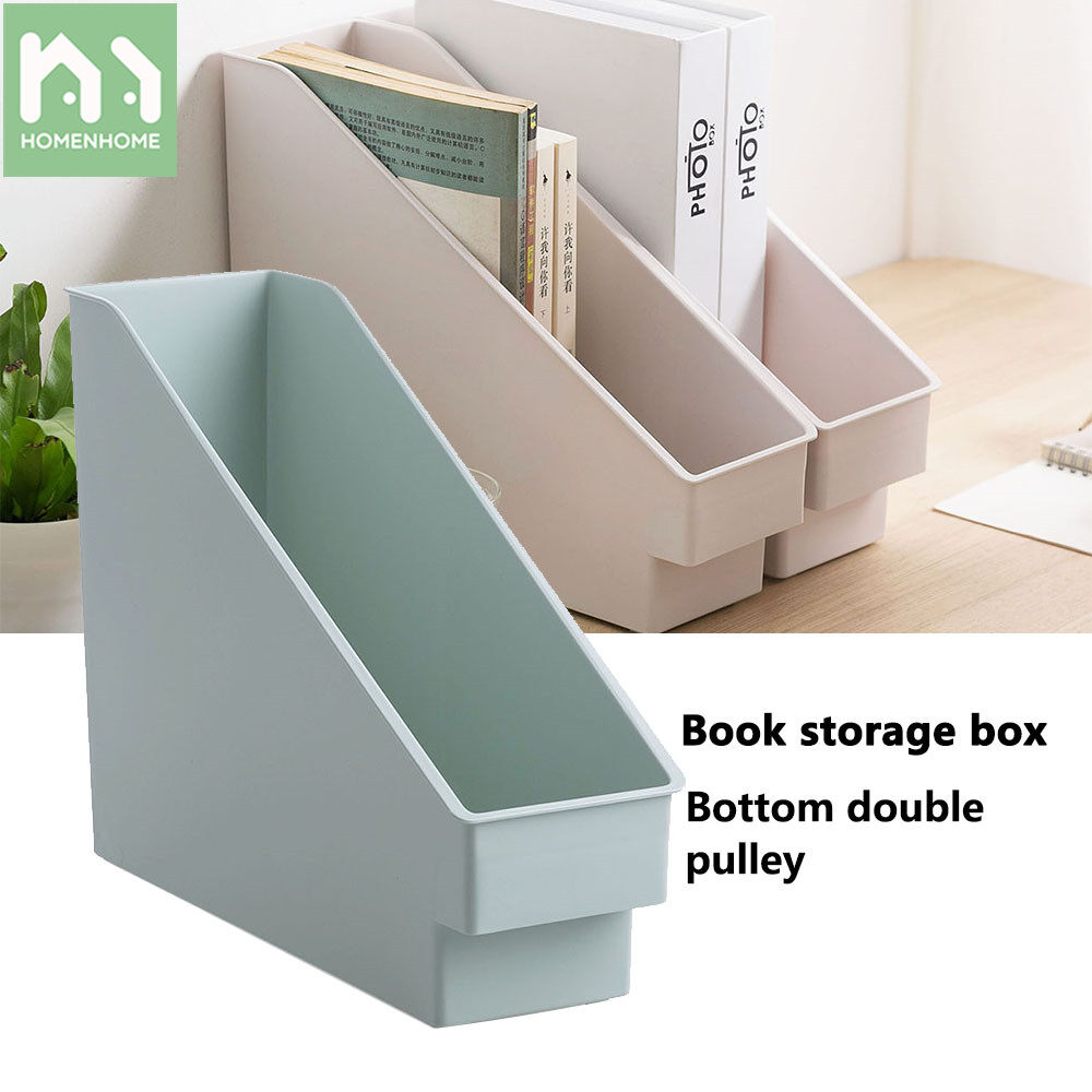 Homenhome Desktop Storage Box 1 pcs Book Stationery Holder Sundries Organizer