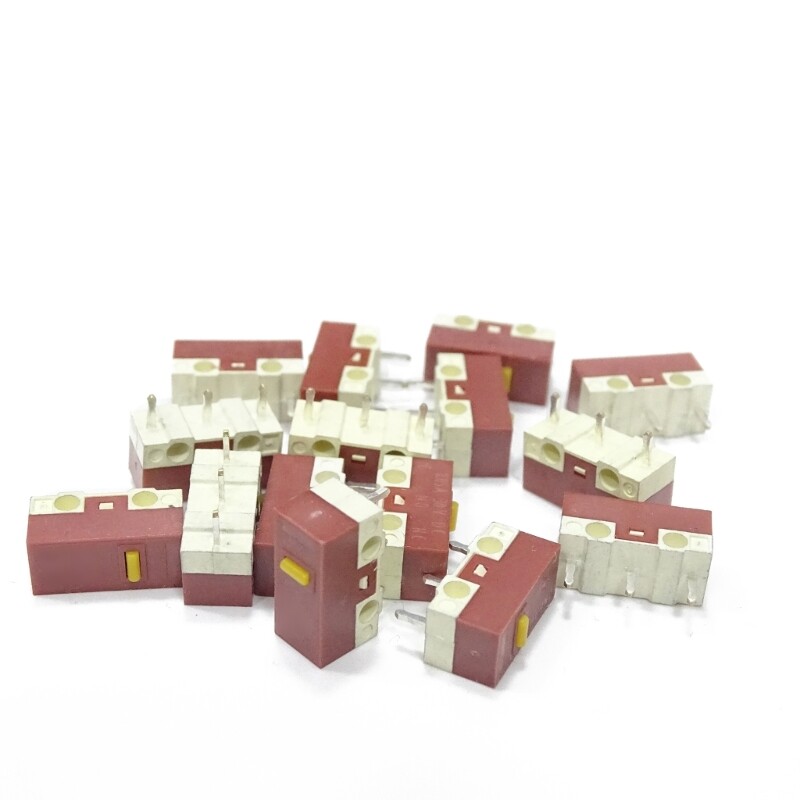 【New Arrival】 2/10Pcs Mouse Momentary Push Button Micro Limit Switch 3Pins 30Million for HUANO Silent Mouse Micro Switch