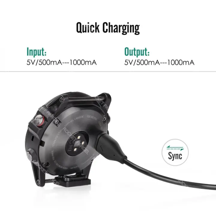 charging garmin fenix 5 plus