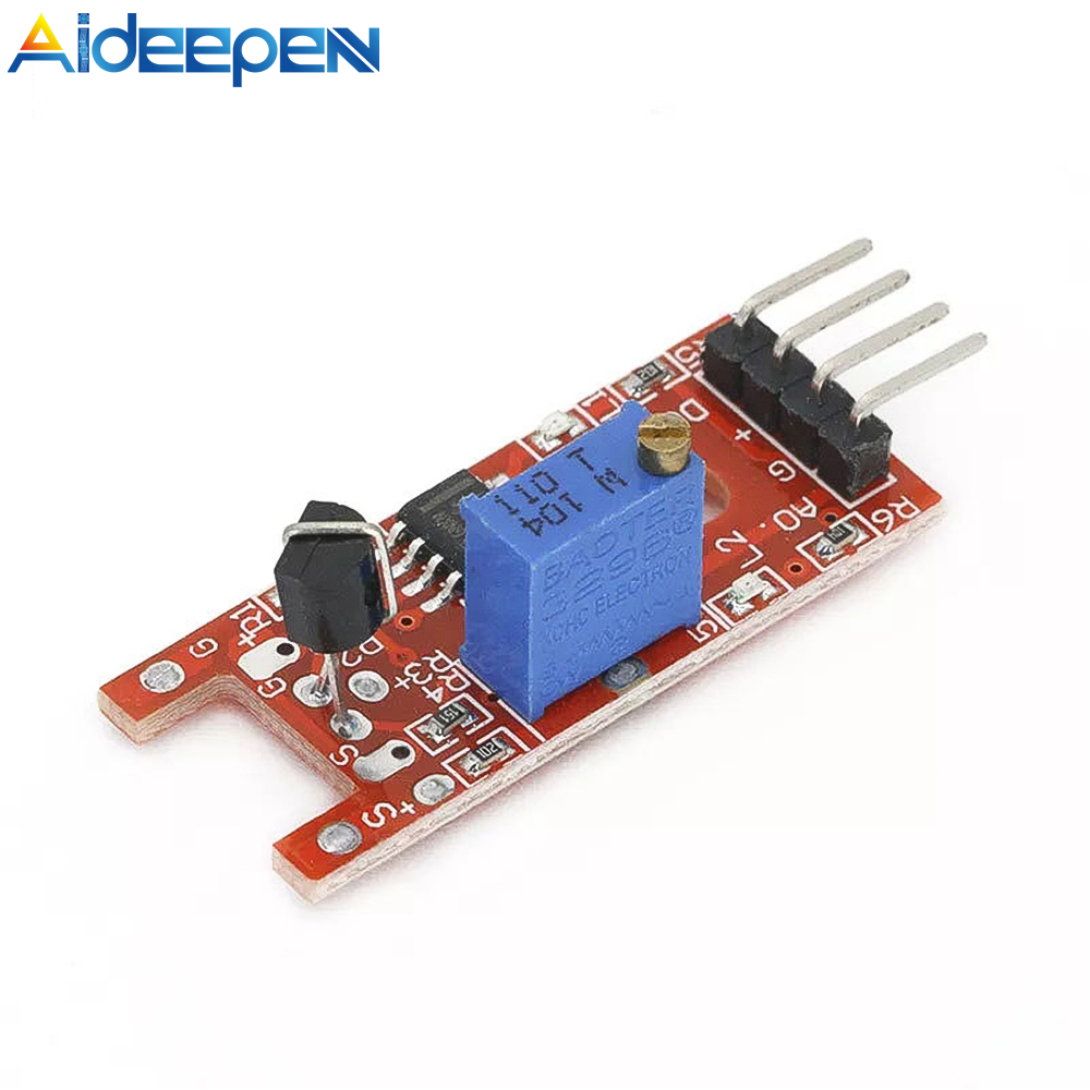 Aideepen KY-036 Metal Touch Sensor Module Human Body Touch Sensor Single-channel Signal Output Low-level Output for Arduino Diy Starter Kit