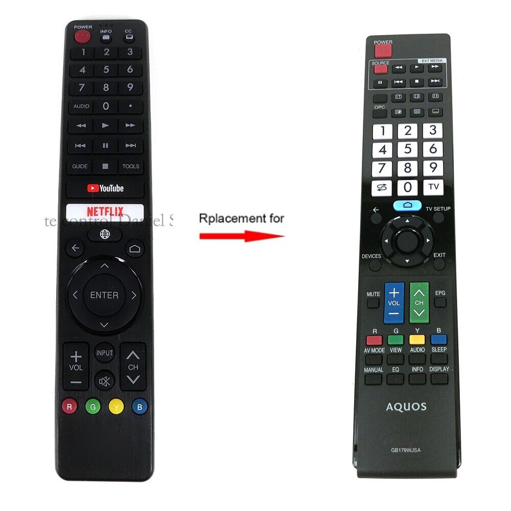 NEW Original Remote Control GB179WJSA For SHARP LCD LED TV Lc-Ue630x