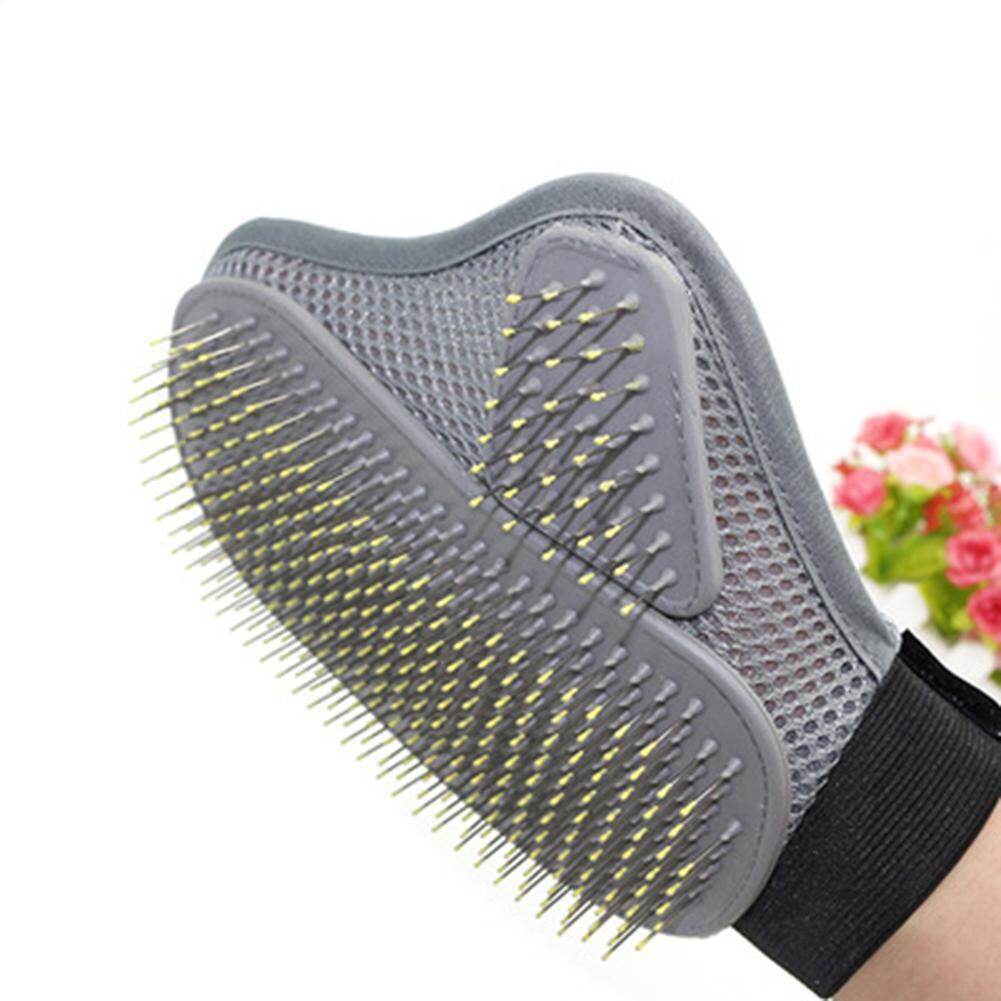 [Chinatera] Soft Pet Dog Cat Palm Shape Grooming Bath Brush Comb Massage Hair Rubber Shower Clean Glove Pets Best Love