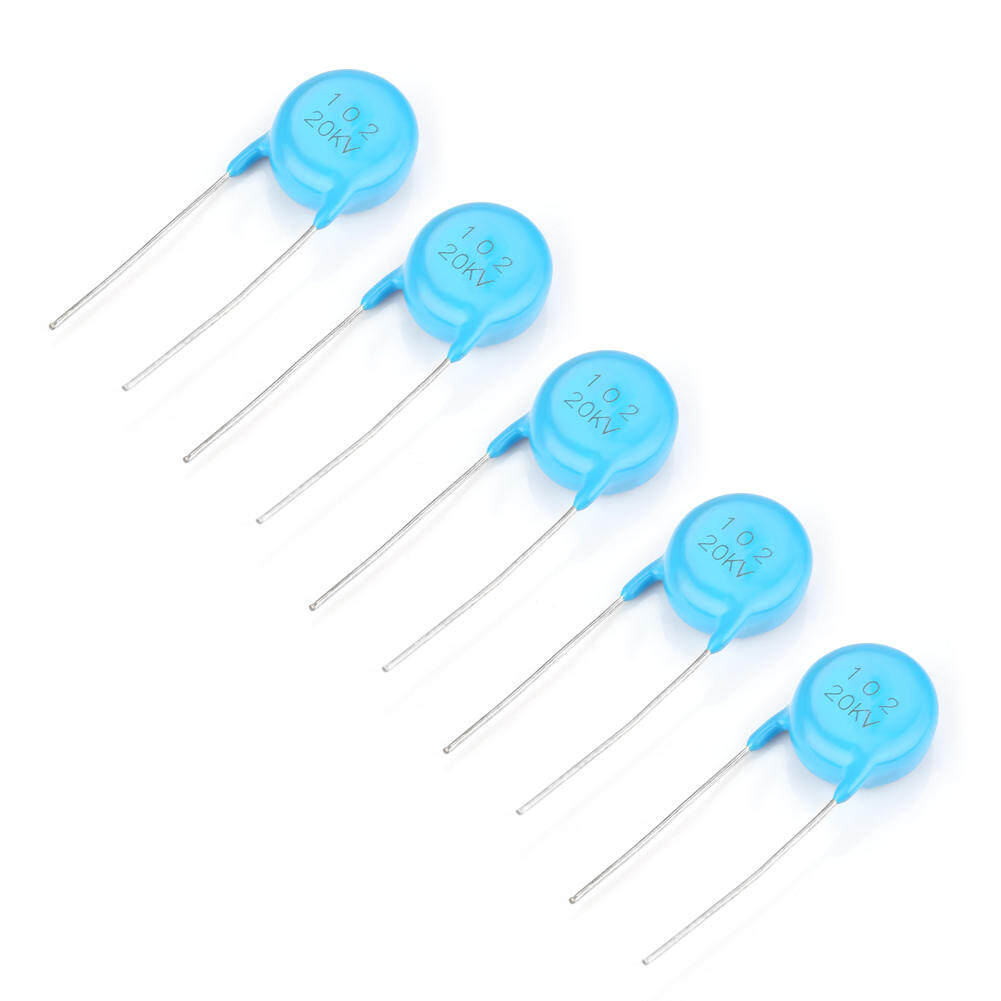 5pcs 20KV 1000PF High Voltage 1000PF Capacitor Ceramic Disc Capacitors HV Set