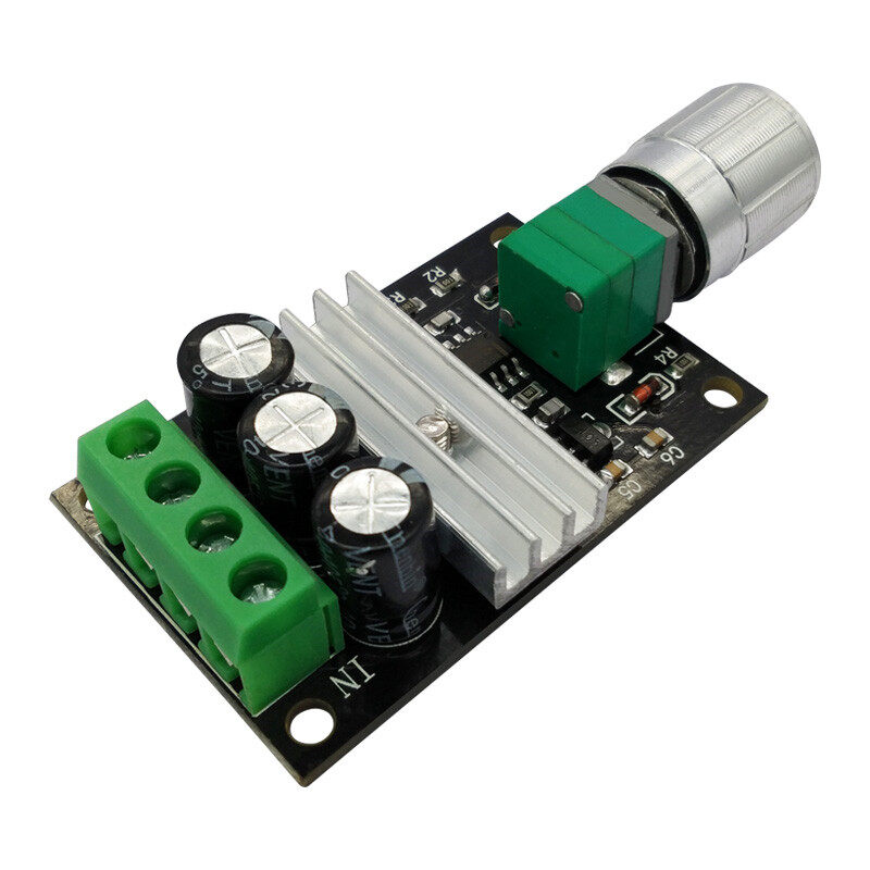 Bộ điều chỉnh tốc độ động cơ công tắc chiết áp PWM DC 6V 12V 24V 28 VDC 3A 80W - INTL
