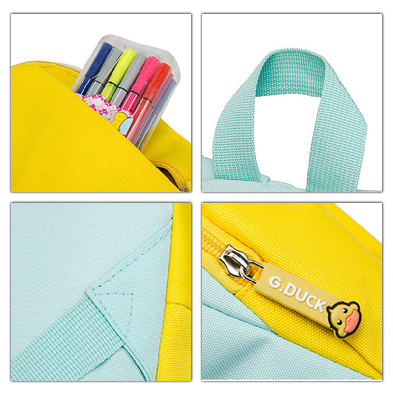 AMILA Little Yellow Duck Backpack Kindergarten Bag Primary School Student Backpack Children's School Bag