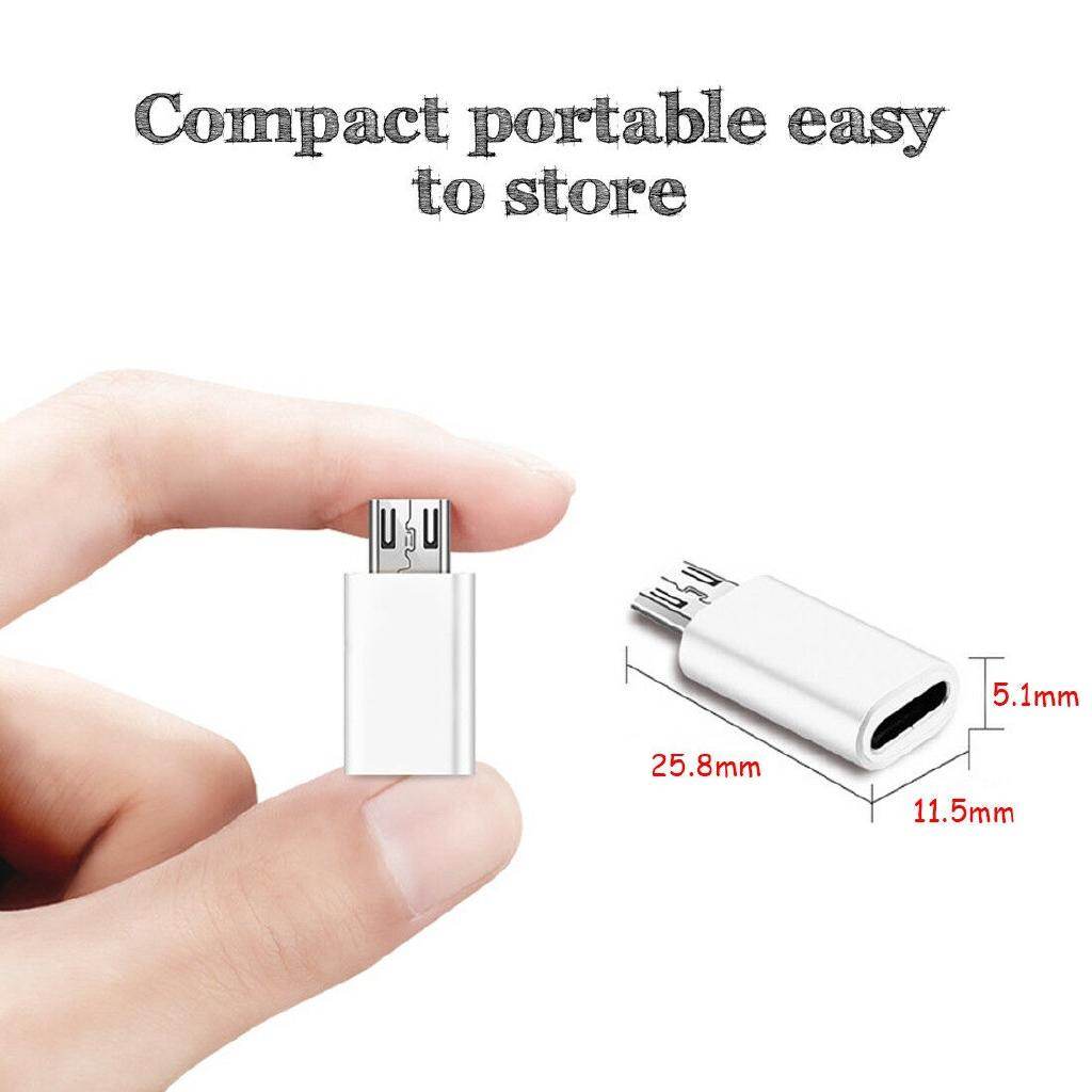 [Songful] 2 cái Micro USB 2.0 giắc Nam để USB 3.1 Loại C Bộ chuyển đổi dữ liệu