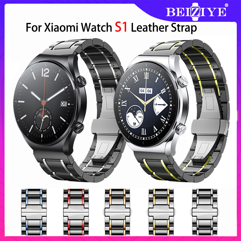 Dây đeo bằng gốm cho Xiaomi Watch S1 Pro Vòng đeo tay thông minh cho Đồng hồ Xiaomi S1 bằng gốm Dây đeo bằng thép không gỉ sang trọng