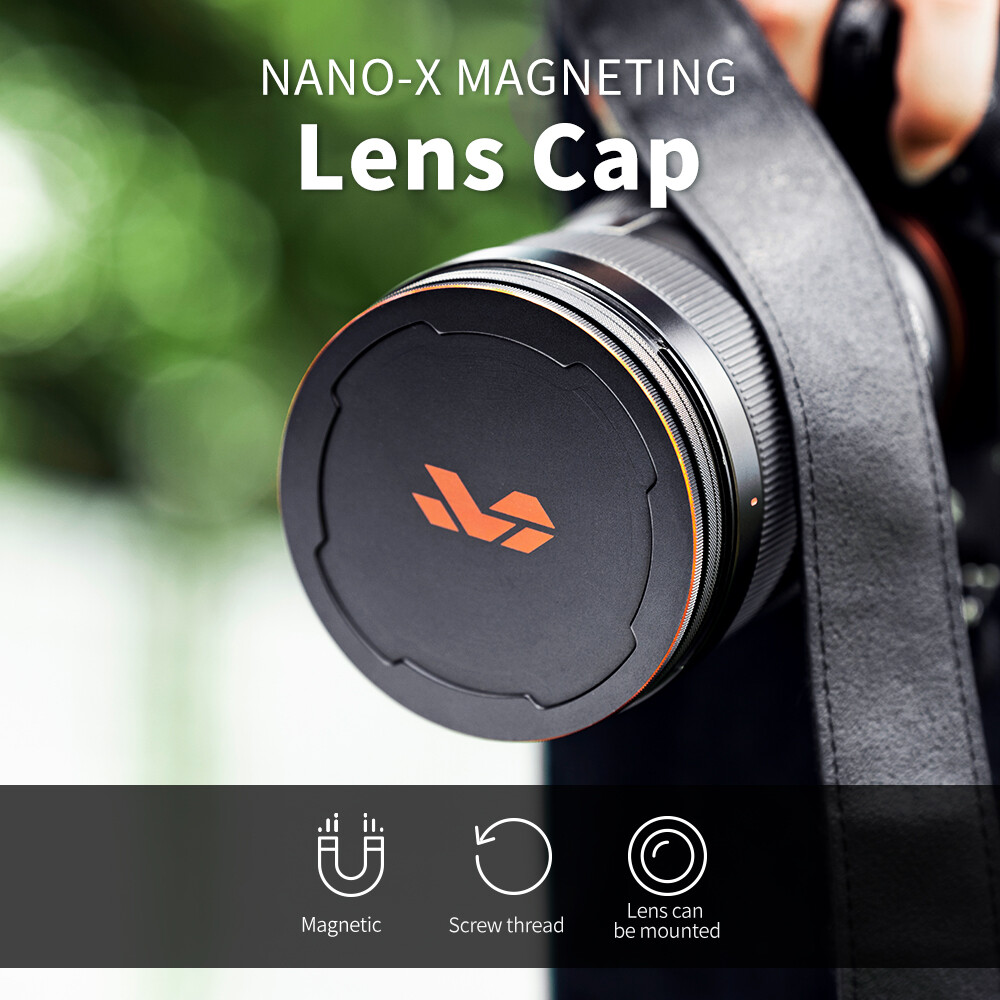 K&F Concept Magnetic HD CPL Nano-x Camera Filter with Lens Cap Circular Polarizeing Multi-Layer Coatings 49mm52mm 58mm