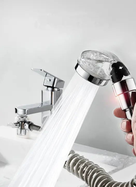 2 In 1 Faucet Shower Head Bathroom Fixtures Sets Plumbing Sink Washing Hair Wash High Pressure Strainer Free Convert Diverter Convenient Tools Home Improvement Multipurpose Bath - Hair Washing Sink Faucet 2 In 1 Faucet Shower Head Bathroom Fixtures Sets Plumbing Sink Washing Hair Wash High Pressure Strainer Free Convert Diverter Convenient Tools Home Improvement Multipurpose Bath - Hair Washing Sink Faucet