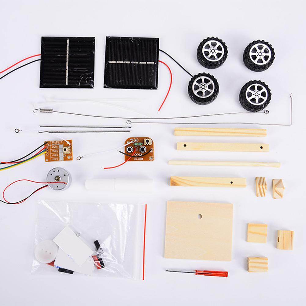 Microgood Tự Làm Năng Lượng Mặt Trời Đua Điều Khiển Từ Xa Xe Hơi Mô Hình Thí Nghiệm Khoa Học Đồ Chơi Lắp Ráp Trẻ Em Đồ Chơi