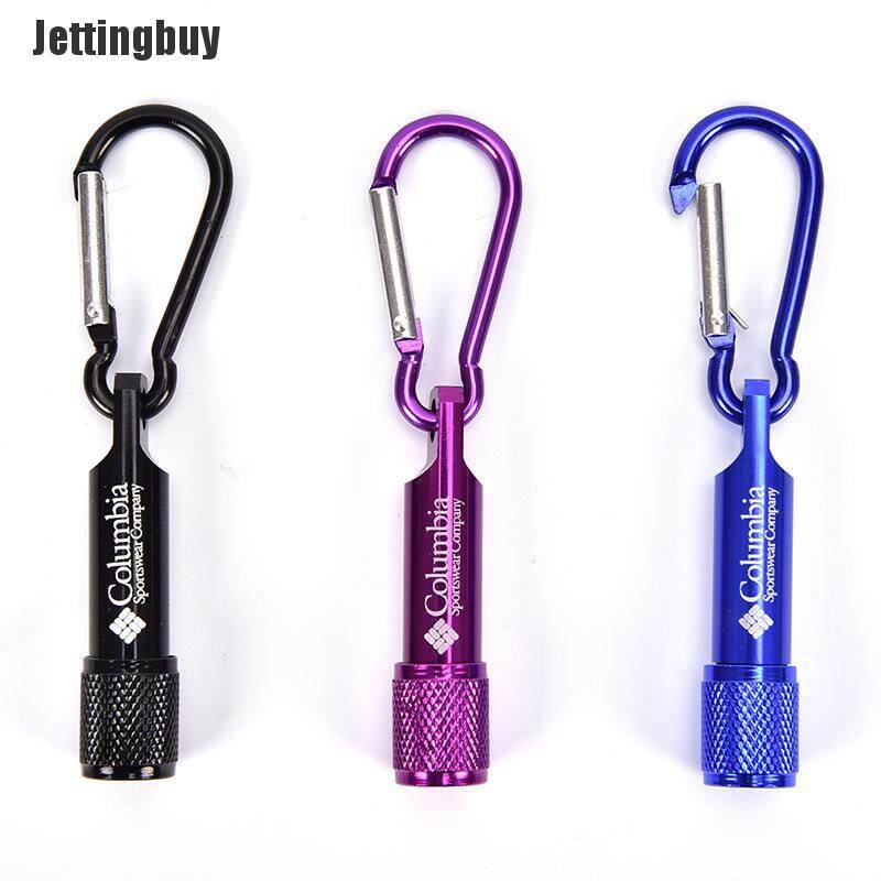 [Jettingbuy] Móc Khóa Đèn Pin Mini Đèn Pin Bỏ Túi LED Đèn Pin
