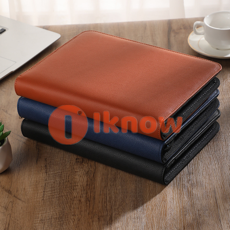 Tôi Biết danh mục đầu tư có khóa kéo với các trang trang rời có thể nạp lại, máy tính xách tay cao cấp đa chức năng kinh doanh, Tạp Chí Sổ kế hoạch cá nhân, văn phòng phẩm cho ghi chú cuộc họp