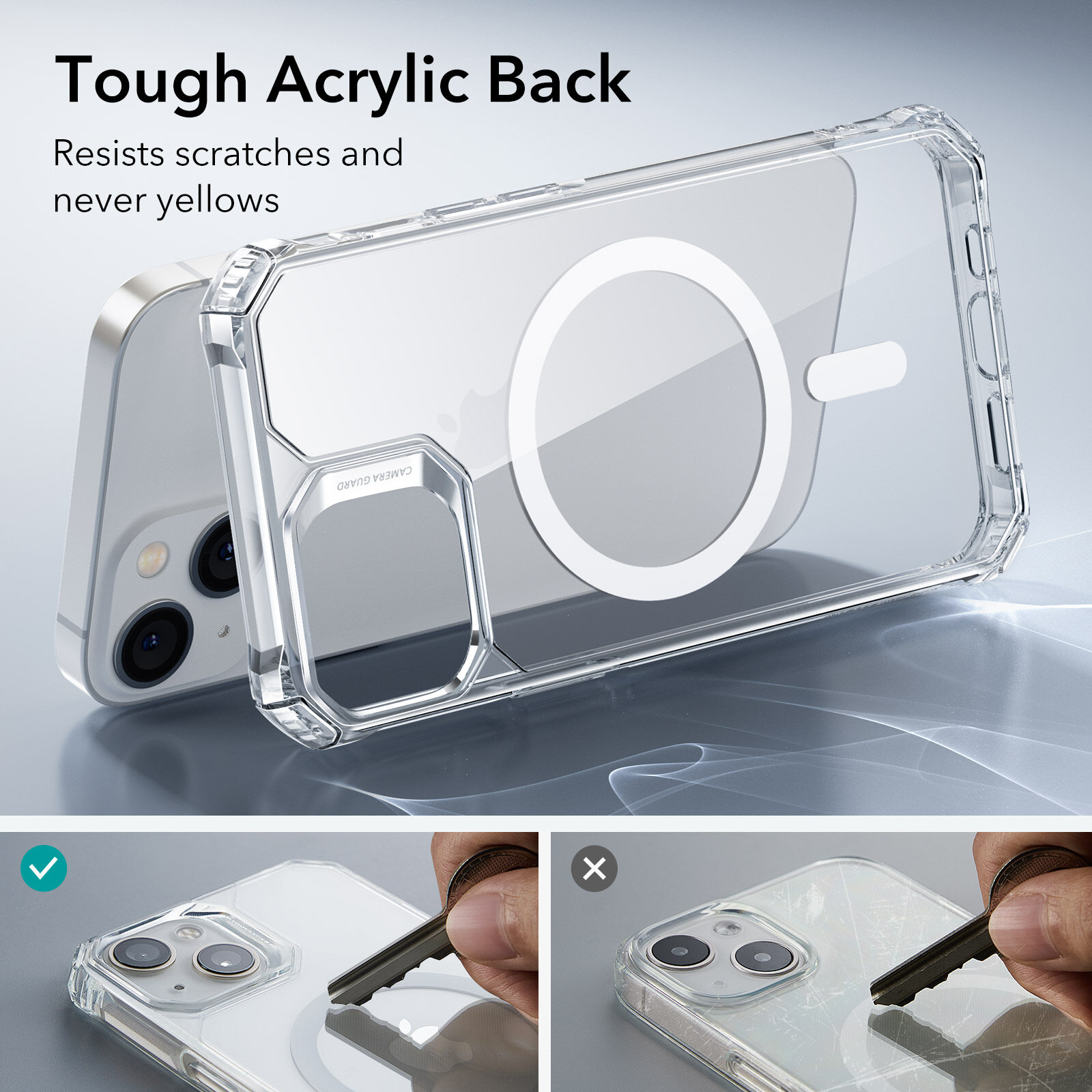 ESR Air Armor Ốp Lưng Với HaloLock Cho iPhone 14 iPhone 14 Plus iPhone 14 Pro iPhone 14 Pro Max