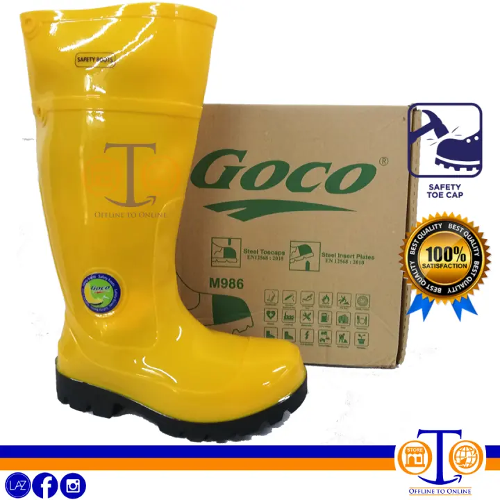 long yellow boots