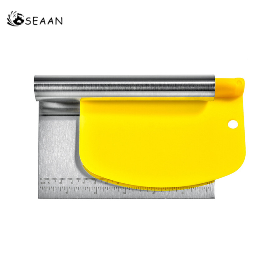 1pc Kitchen Dough Scrapers Bread Dough Cutter Plastic Baking Spatulas Bakery Scraper Household Baking Supplies