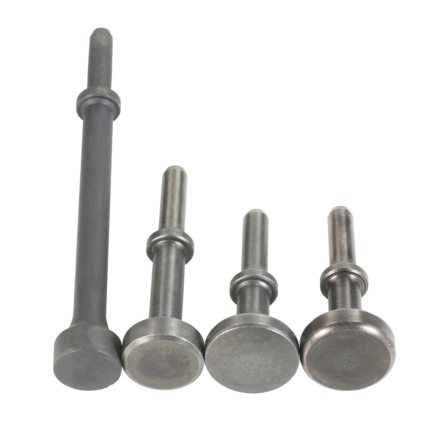 NANWEI 6-Piece Smoothing Pneumatic Air Hammer Bit Set 40Cr Steel Pneumatic Chisel Bits with Spring