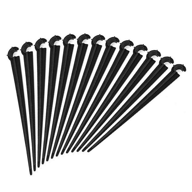 100Pcs/Set 4/7mm Micro Hose Fixed C-Type Holders Drip Irrigation Accessories