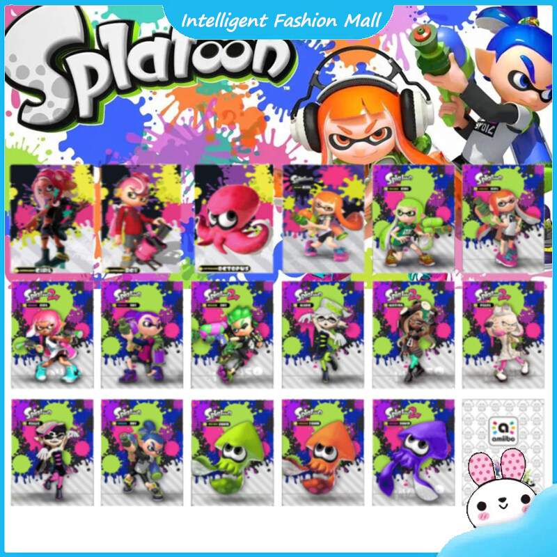 Splatoon Loạt Amiibo Thẻ Matte Amiibo Liên Kết Thẻ 1
