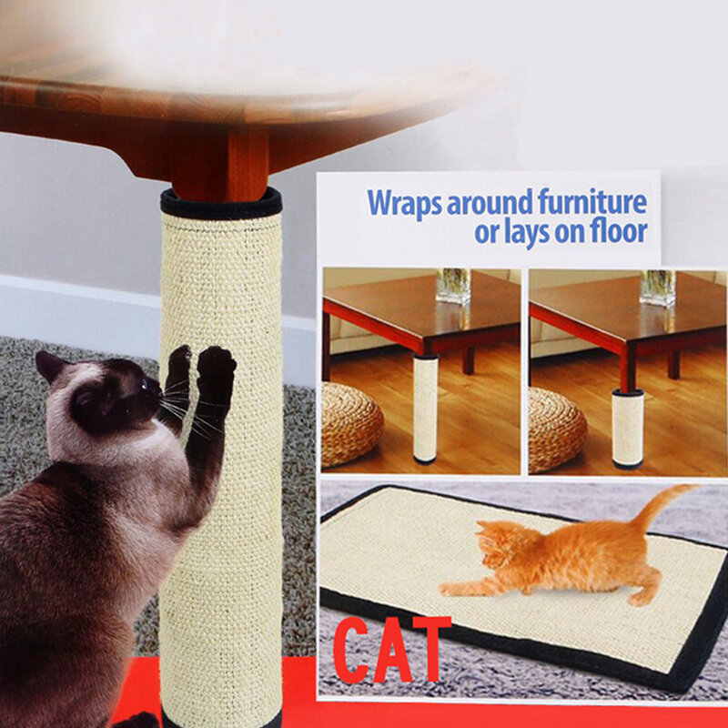 Mèo Kitten Scratch Board Đồ Nội Thất Bảo Vệ Pad Salu Scratcher Mat Claws Chăm Sóc Mèo Đồ Chơi Sofa Bảo Vệ