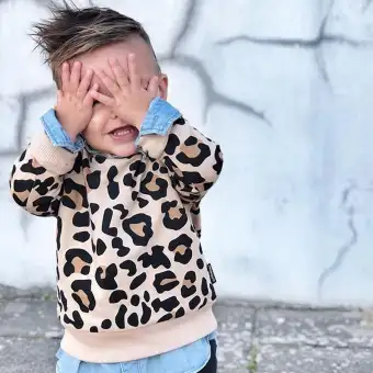animal print shirt for baby boy