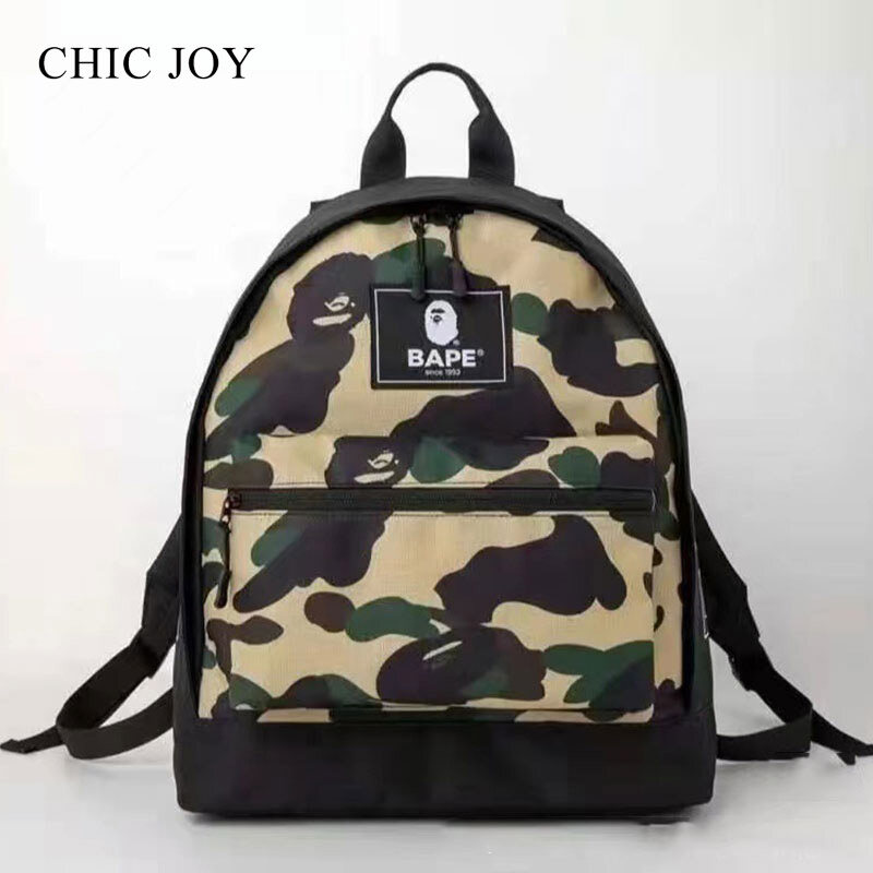 CHIC JOY Fashion backpack camouflage Oxford backpack sports outdoor leisure waterproof backpack lightweight wear-resistant large capacity