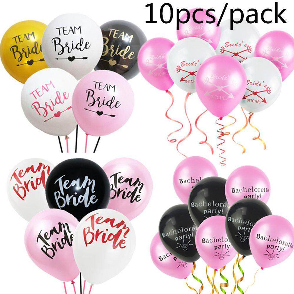 10pcs Balloons Hen Night Party Bridal Shower Wedding Bachelorette