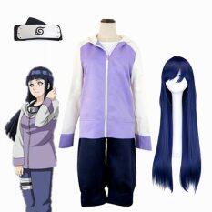 Anime Hyuga Hinata Shippuden Thế hệ Áo khoác Quần Trang phục Cosplay