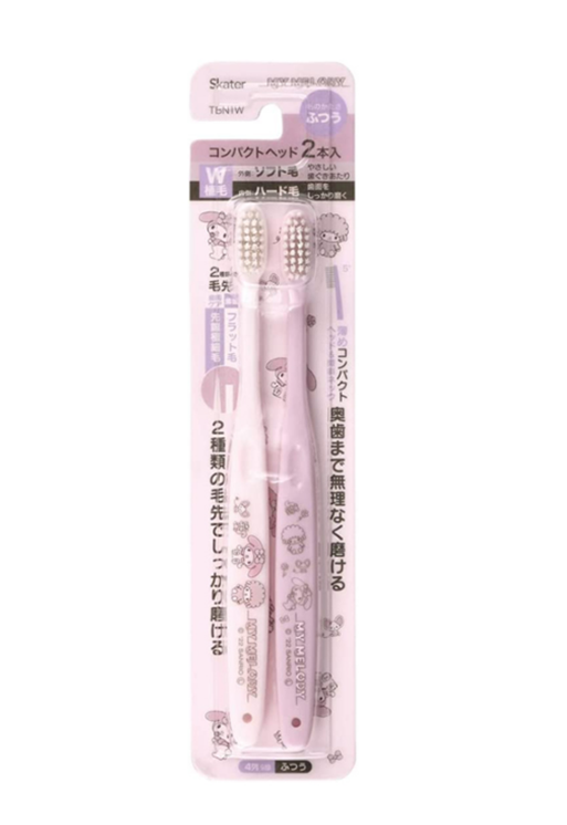 My Melody/Pochacco/Cinnamoroll/Kitty/Kuromi Toothbrush set of 2 TBN1W