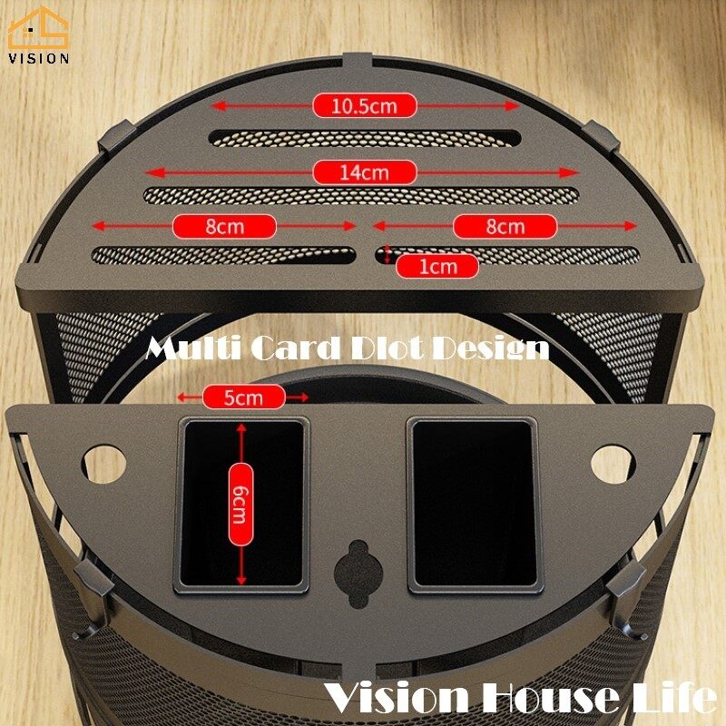 Vision Giá Nhà Bếp Bằng Thép Không Gỉ Kệ Nhà Bếp Xoay Được Giá Đựng Đũa Thùng ĐựNg ThớT Nhà Bếp Kệ Đựng Bộ Đồ Ăn Đa Năng