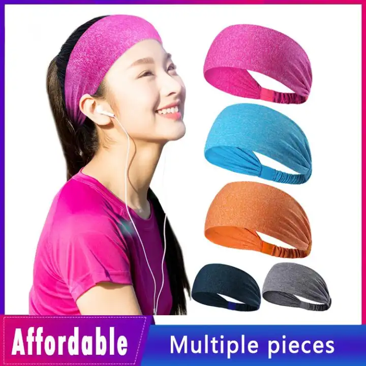 Men Women Fashion Sport Headband Anti Sweat Hair Band Sweatband