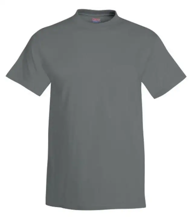hanes plain black t shirt