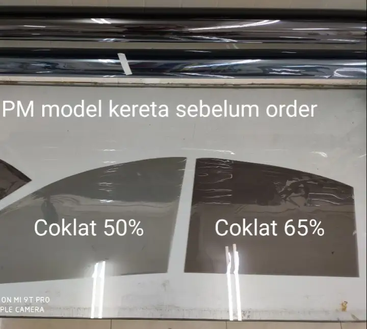 Tinted Siap Potong Utk Kereta Coklat Lazada
