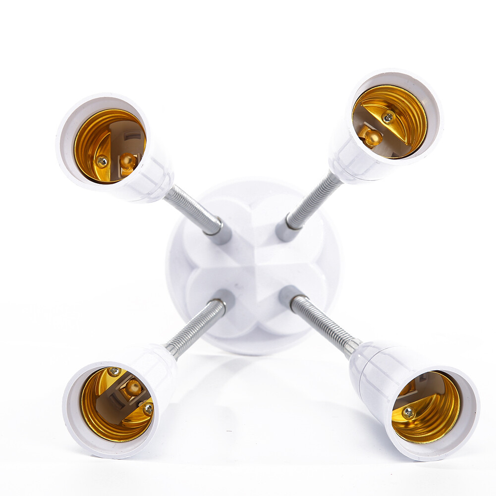 Adjustable E27 Lamp Holder for LED Light Adapter Converter Multi-conversion