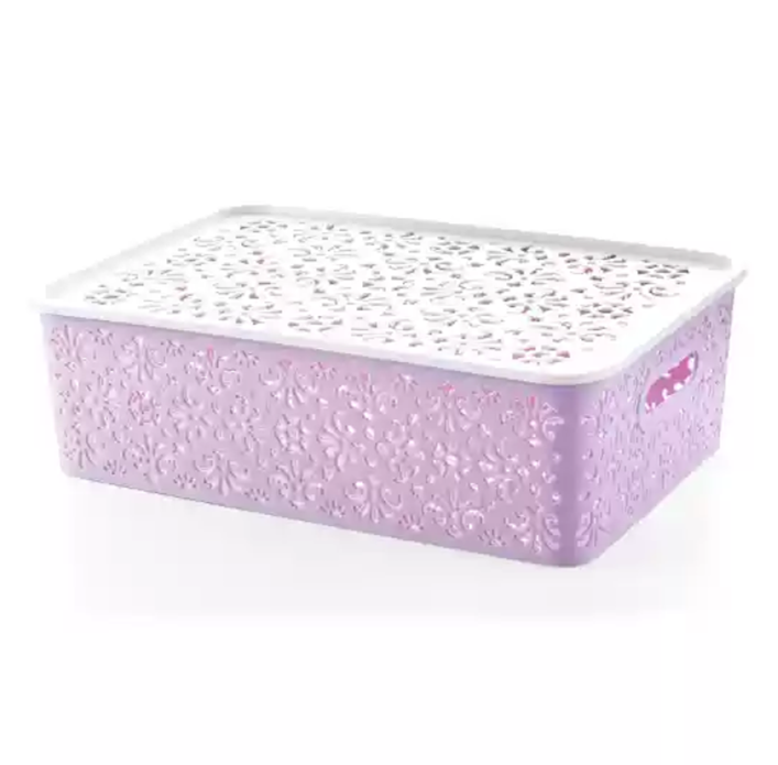Hollow Table Underwear Storage Box Drawer Plastic Storage Bin With