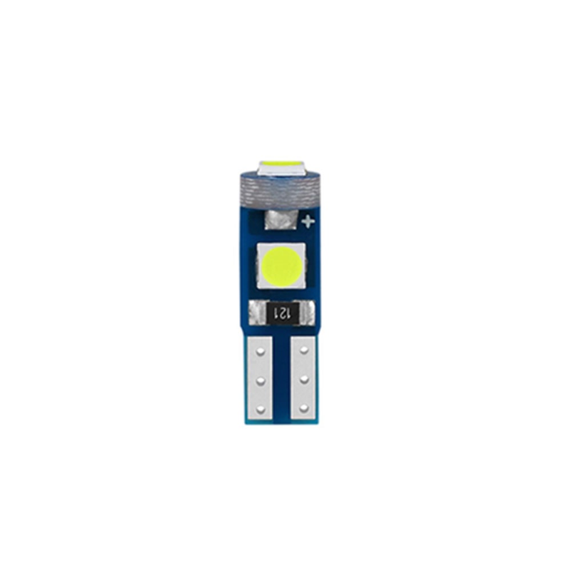 Zr for t5 led bulb w3w w1.2w 12v led canbus car dashboard warming indicator wedge inner instrument lamp bright lights