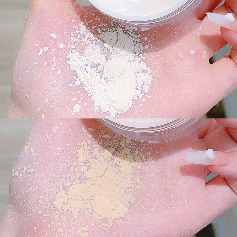 【BeautyMalls】 Phấn Phủ Che Khuyết Điểm Làm Đẹp Phấn Phủ Kiềm Dầu Nhẹ