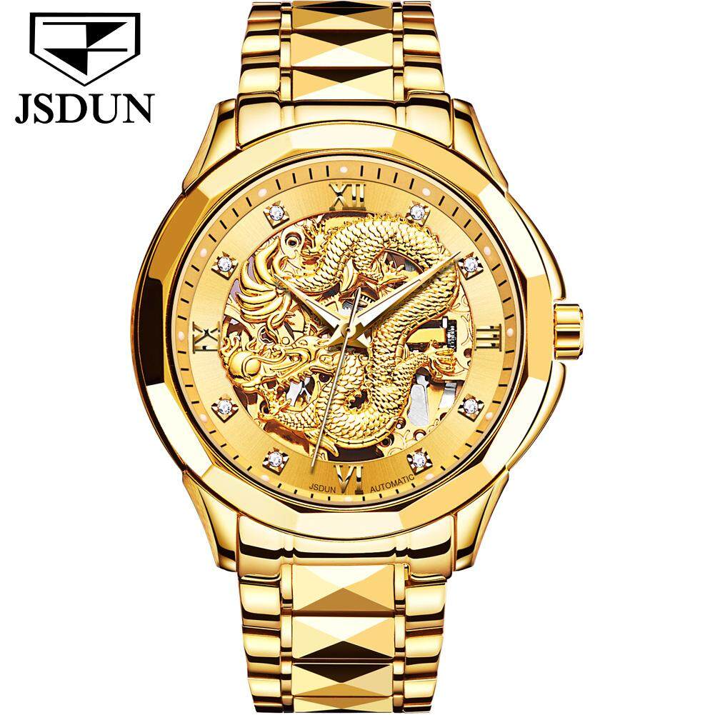 JSDUN Dragon Watch Automatic Original Waterproof Luxury Mechanical