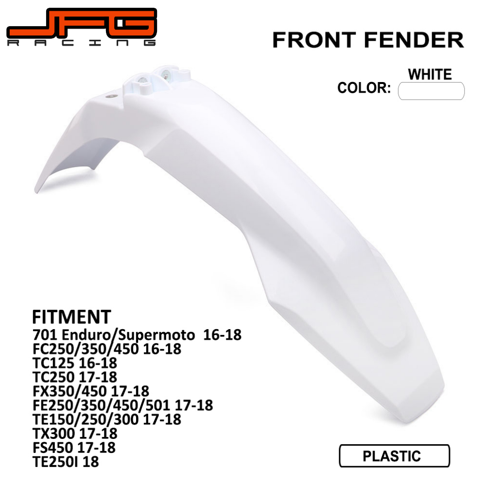 JFG racing Motorcycle bodyset body kit  Front Mud Guard Mudguard For Husqvarna 701 FC FE TC FX 125 250 350 450 501 TE 150 250I 300 TX300 FS450 motocross accessories