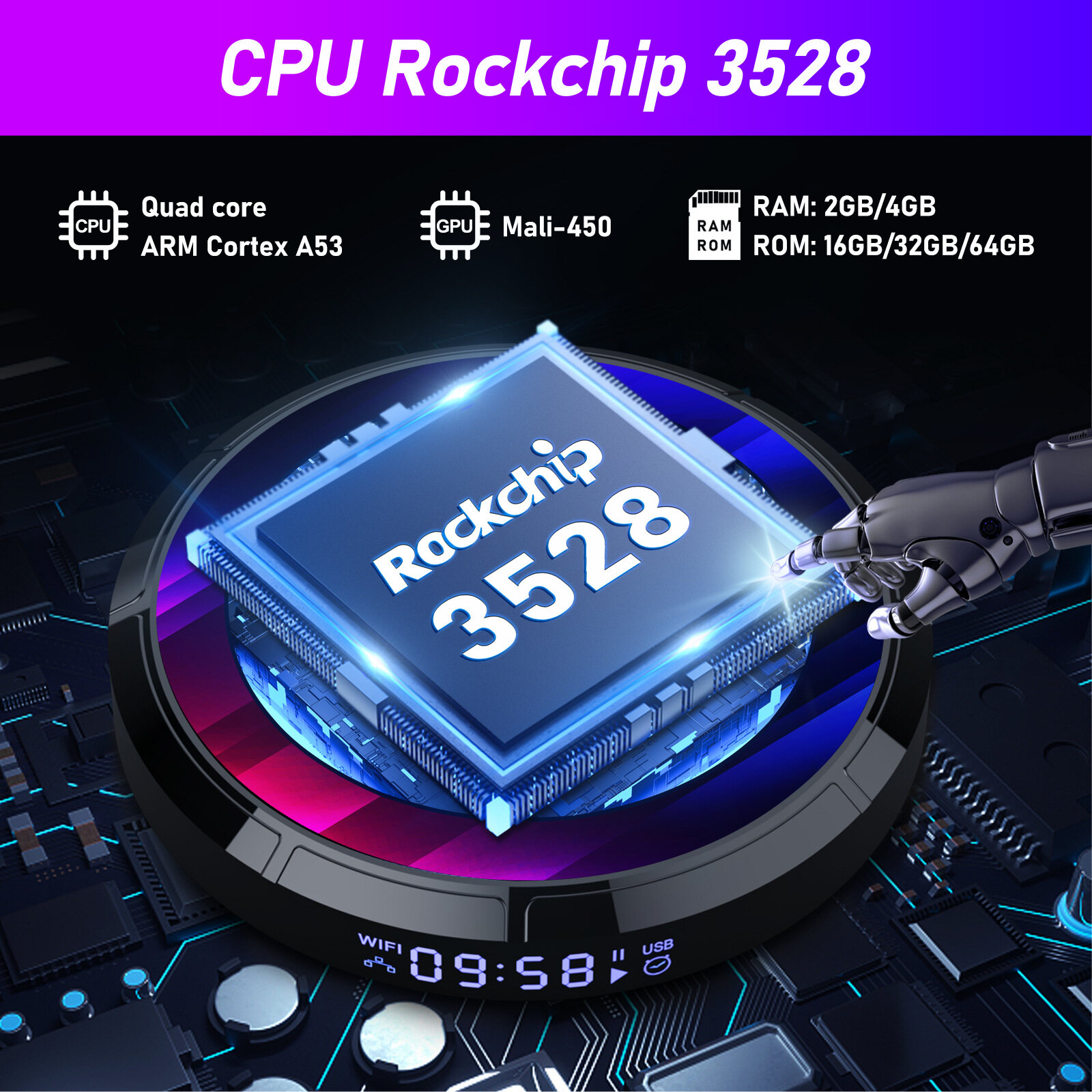Đầu giải mã TV Android Android system13.0 Kép WIFI 5g Hỗ trợ Bluetooth 5.0 Hỗ trợ 8K HD đẹp đối tác để xem phim 4GB 32GB h96max 3528 Bộ giải mã TV thông minh