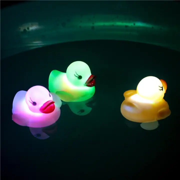 flashing bath ducks