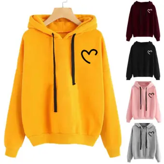 women's heart sweatshirt