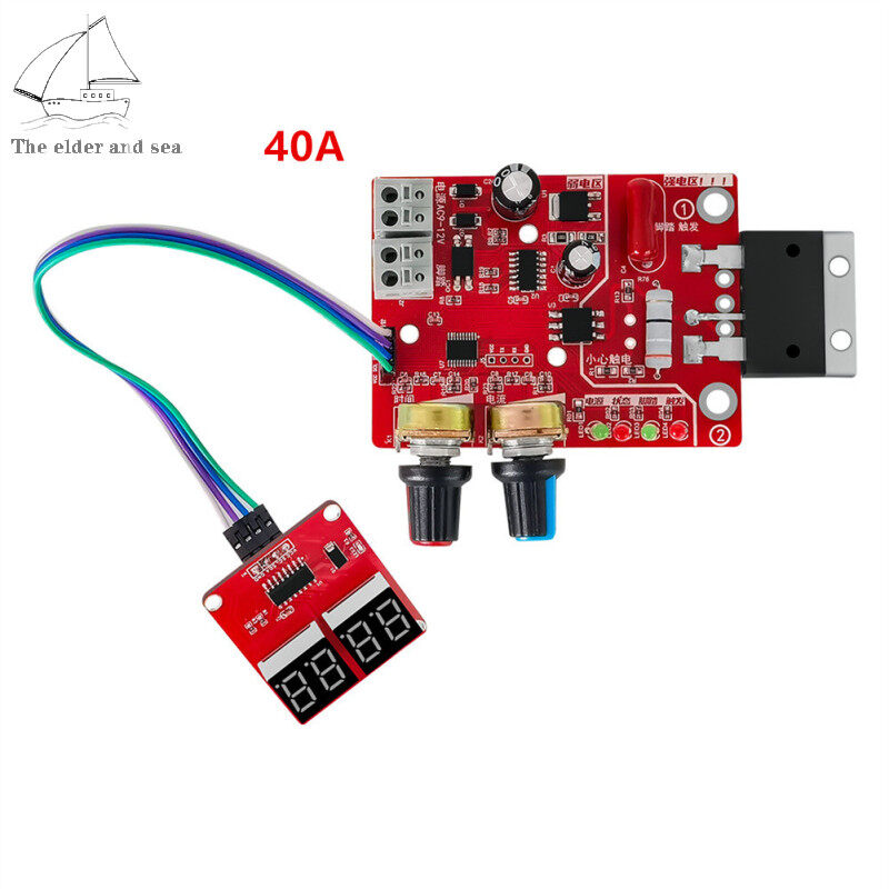 New Ny-d01 Spot Welders Control Board 100A/40A Digital Display Spot Welding Time Current Controller Panel Diy Parts