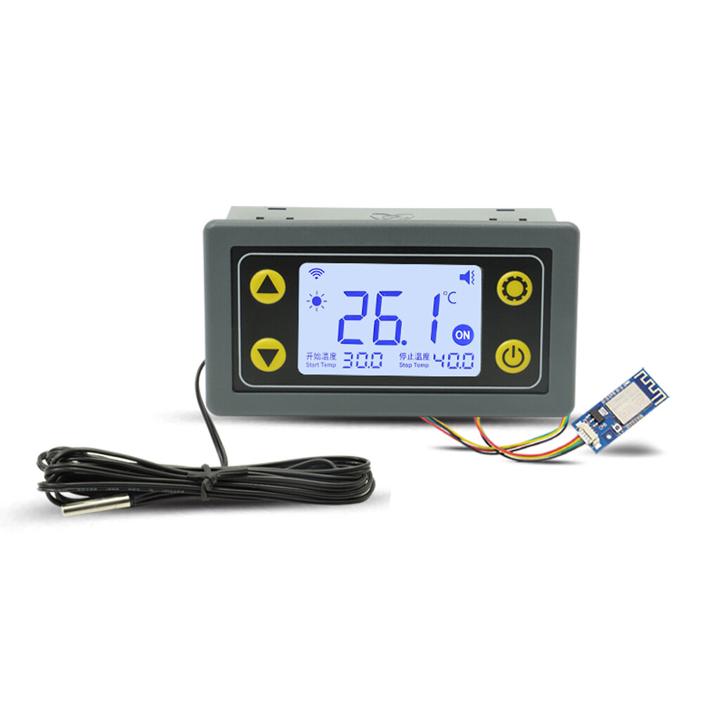 FocusAi Digital Temperature Controller Thermostat Heating and Cooling for Homebrewing Fermenter Incubator Greenhouse