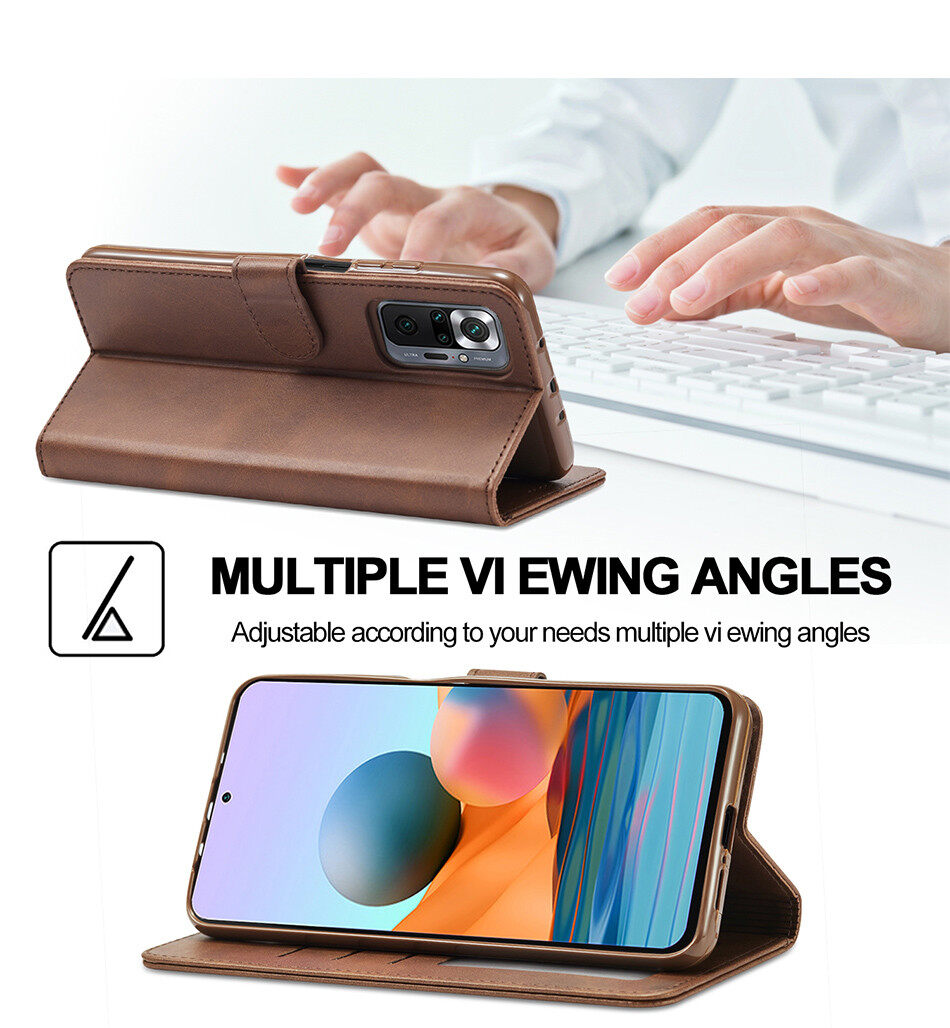Phone Case For Redmi Note 10 Pro Case Leather Vintage Wallet Case On Xiaomi Redmi Note 10 Pro Cases Flip Cover For Redmi Note 10